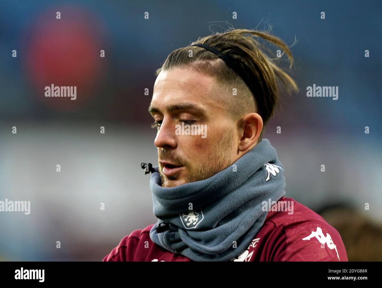 Aston Villas Jack Grealish Before The Premier League Match At Villa