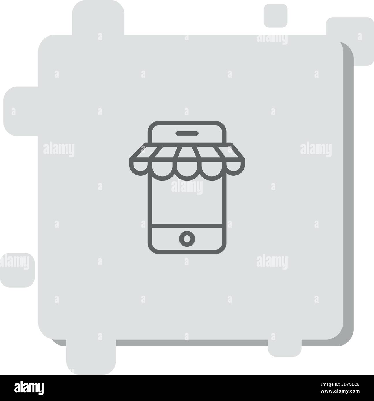 mobile vector icon modern simple vector illustration Stock Vector Image ...