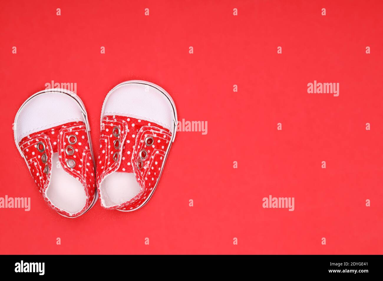 Red Polka Dots Casual Baby Shoes