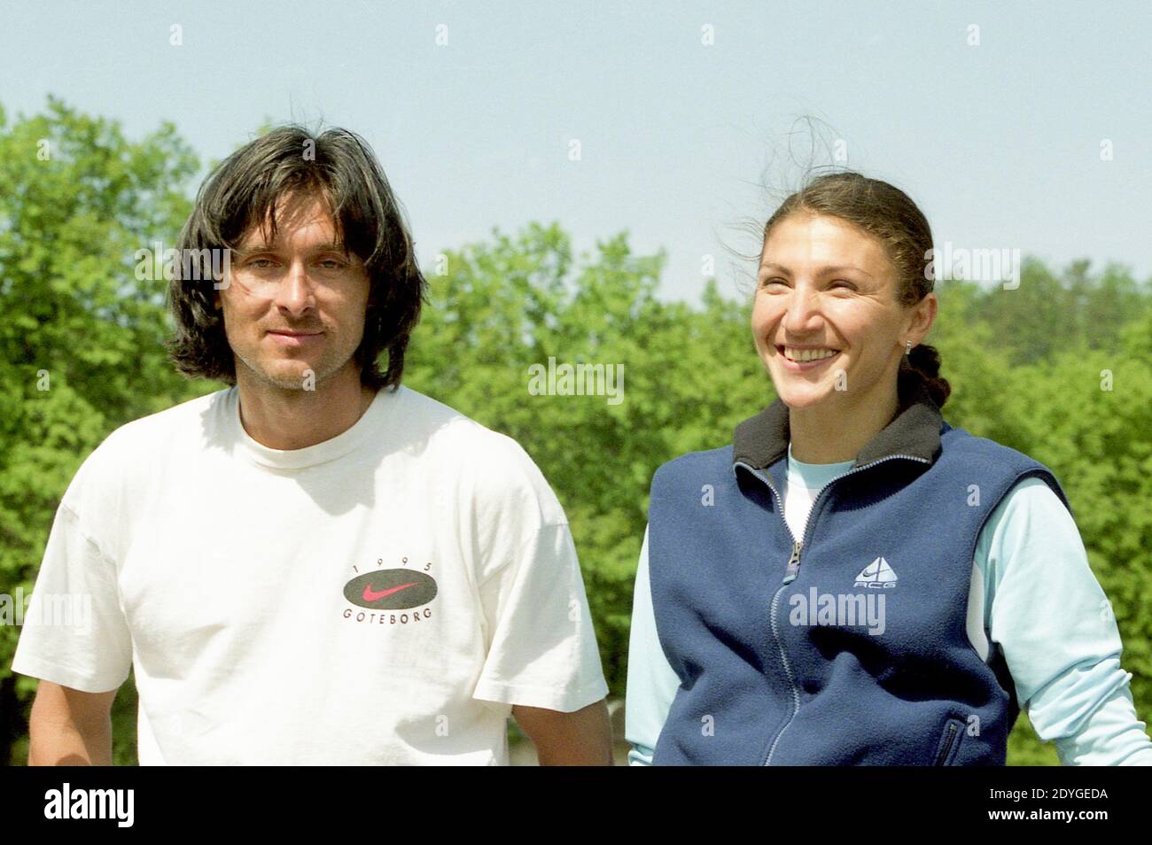 20000520. Vilnius, Lithuania. Remigija Nazarovienė is a retired