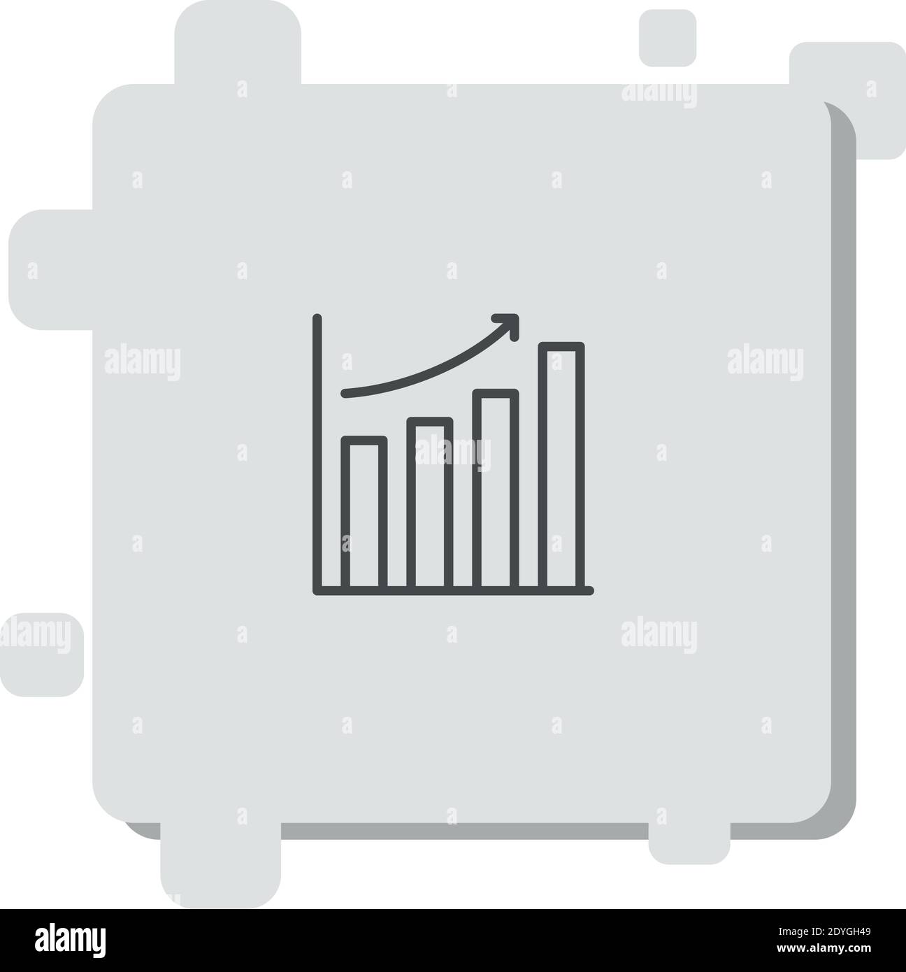 bar vector icon modern simple vector illustration Stock Vector