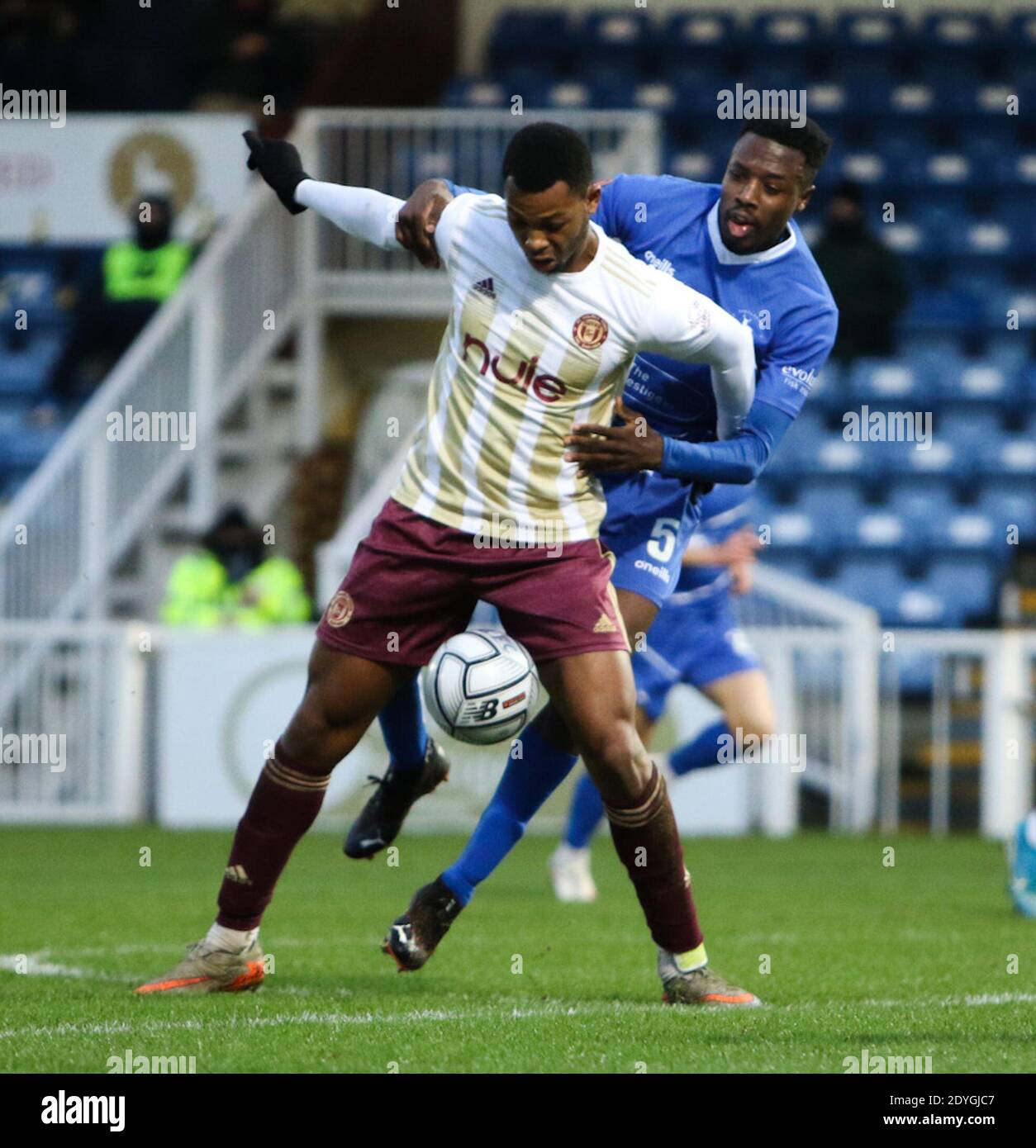 Timi Odusina of Hartlepool United during the Vanarama National