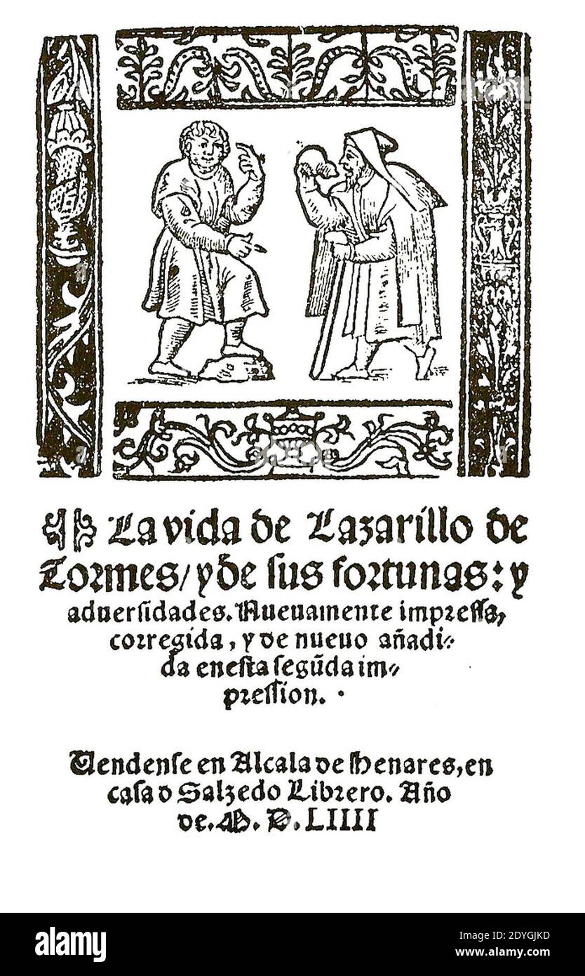 Lazarillo-Alcala de Henares-Salcedo. Stock Photo
