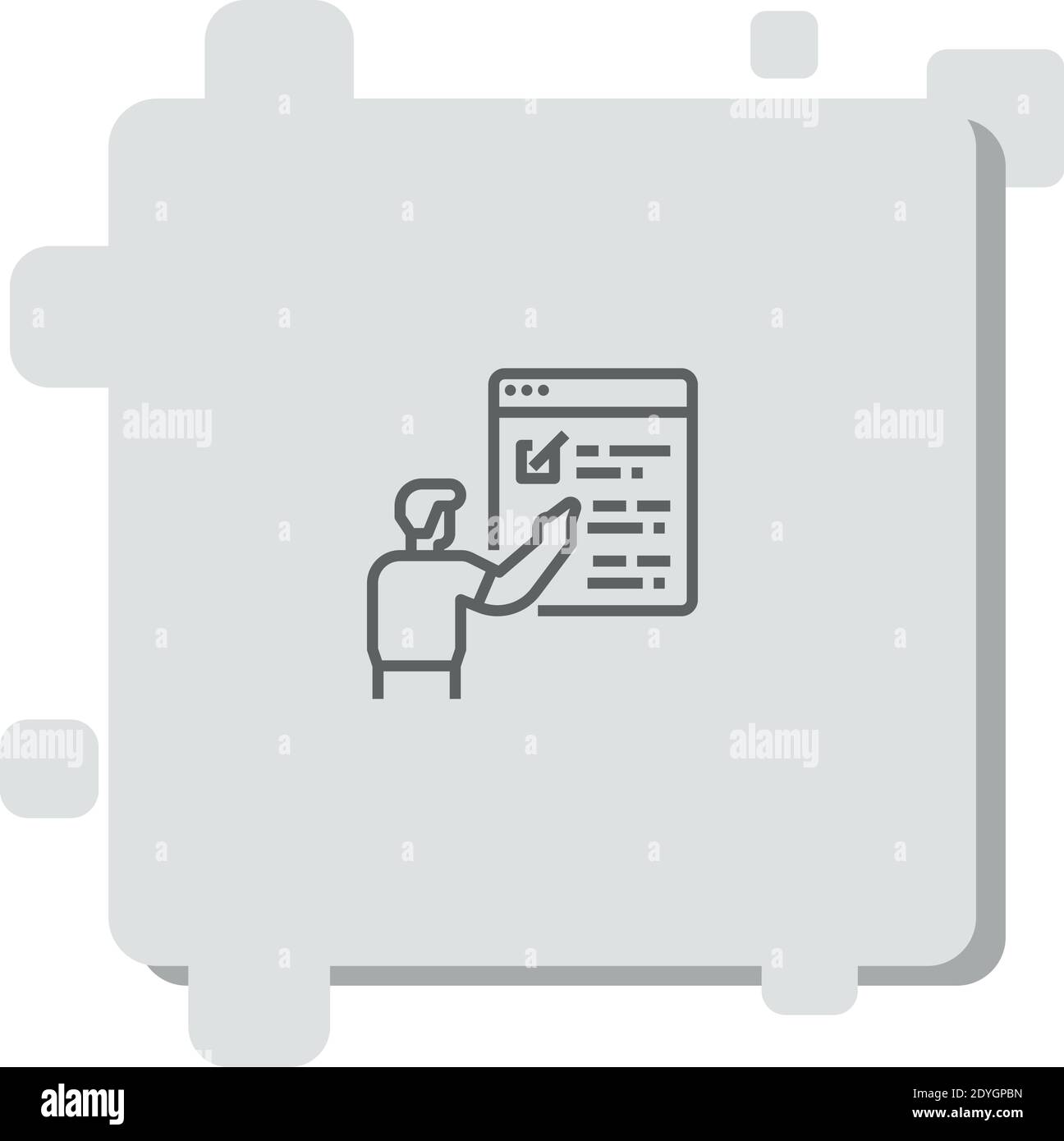 planning vector icon modern simple vector illustration Stock Vector ...