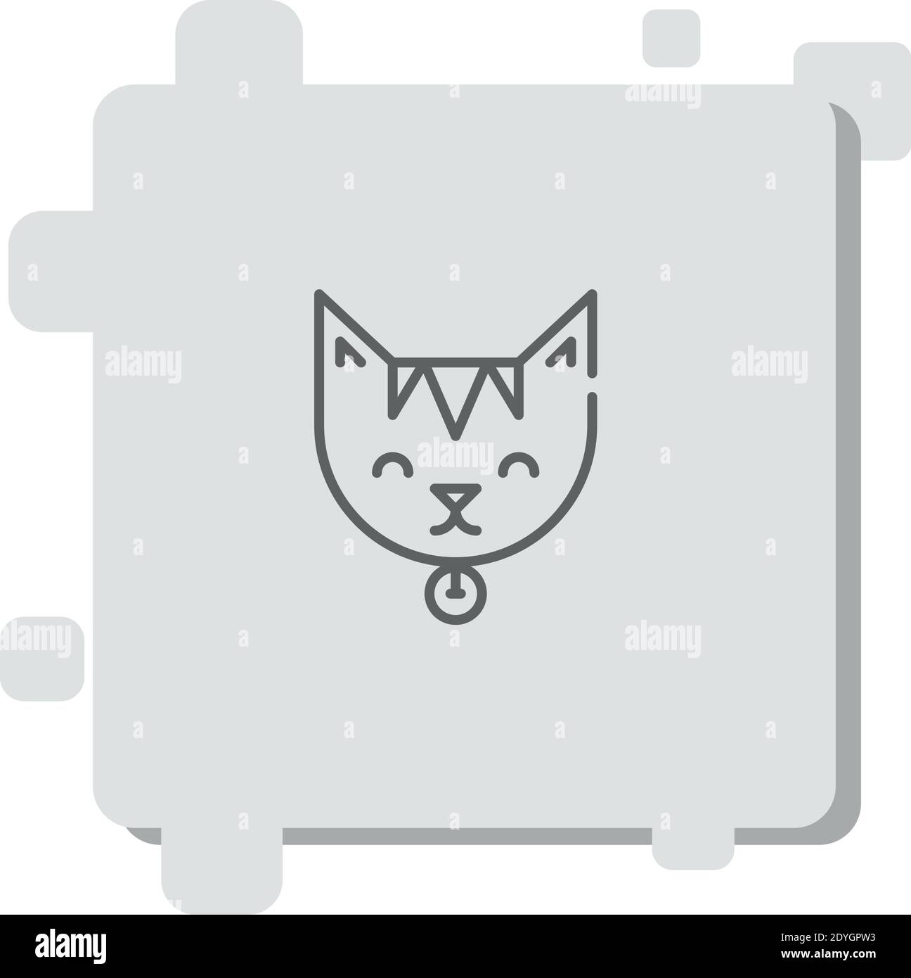 cat vector icon modern simple vector illustration Stock Vector Image ...