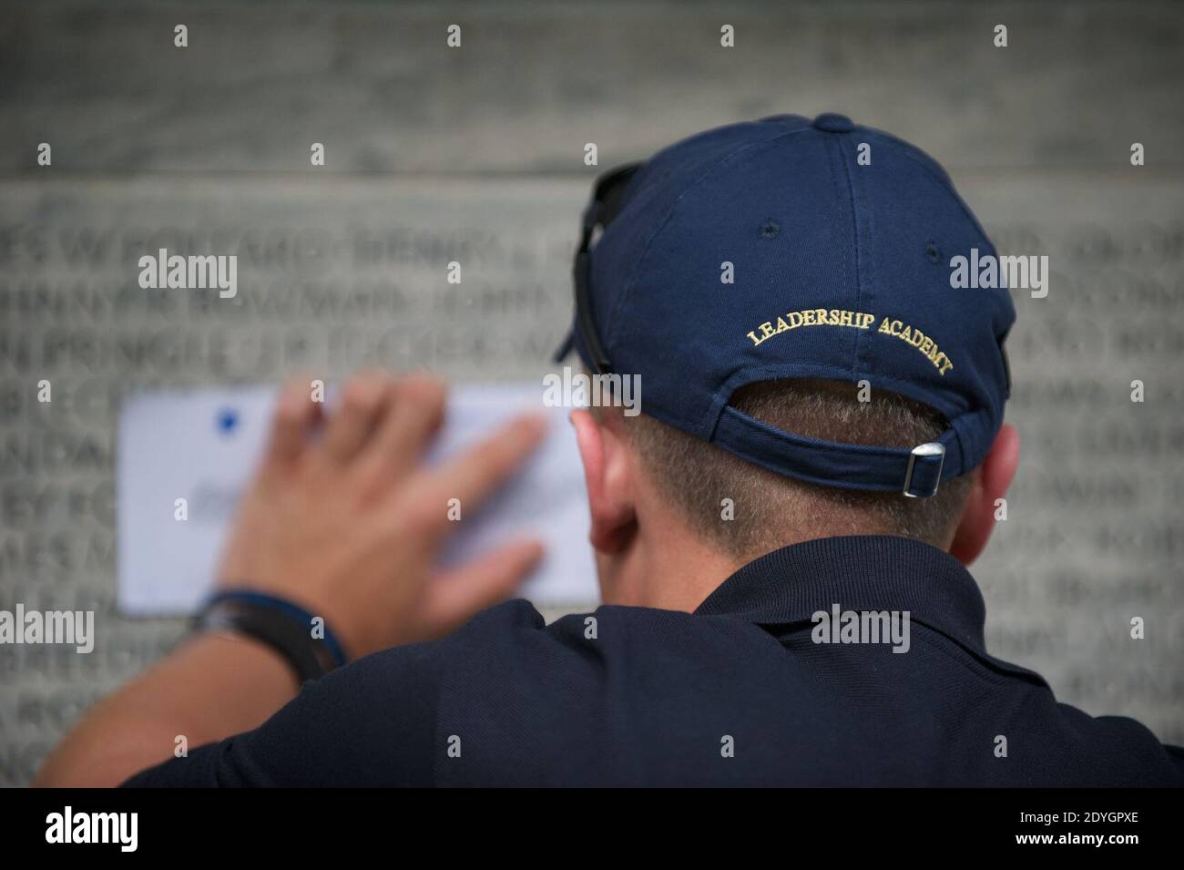 Law enforcement explorer traces names at the National Law Enforcement
