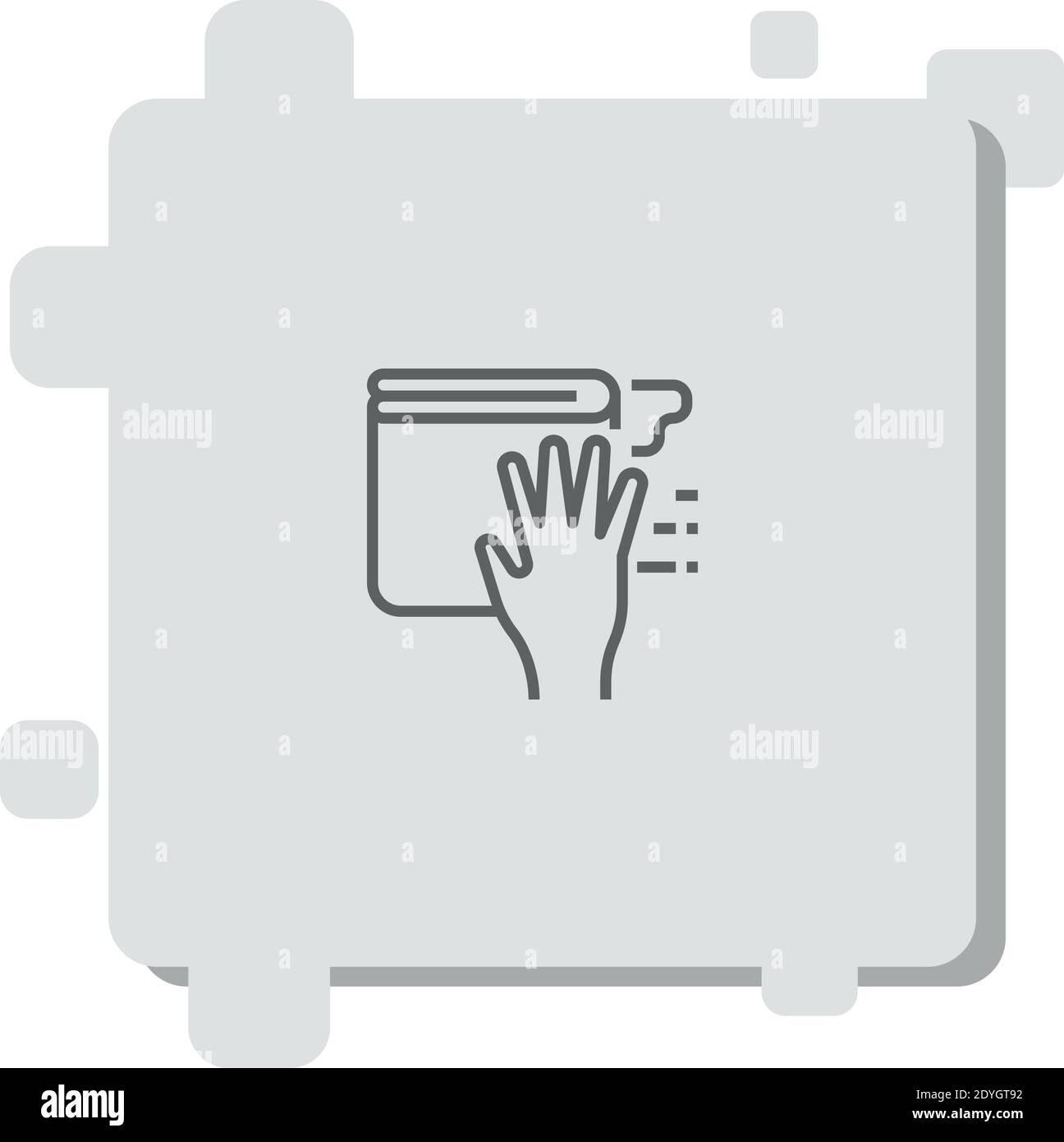 scrub vector icon modern simple vector illustration Stock Vector Image ...