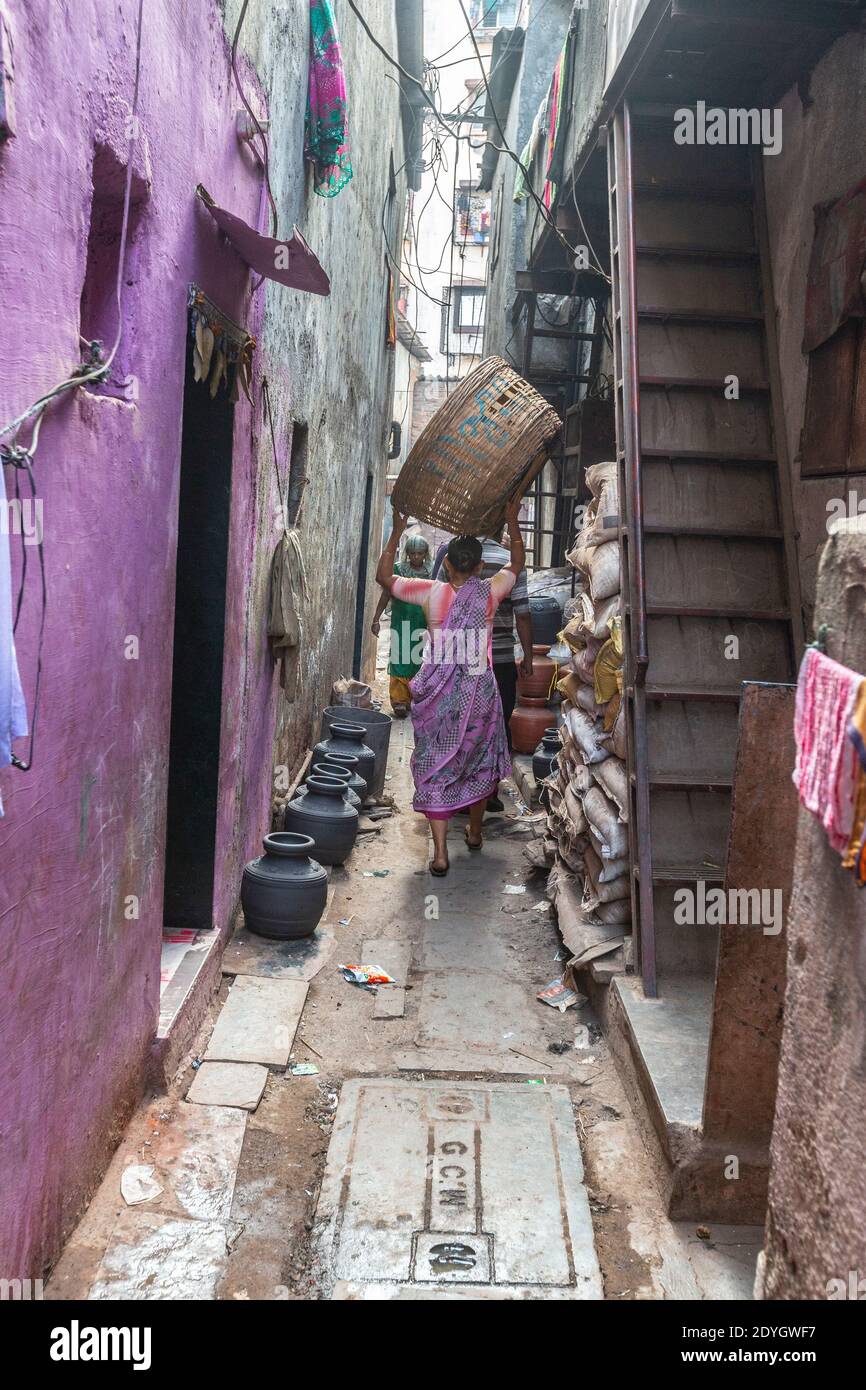 Mumbai India Dharavi Slum Stock Photo