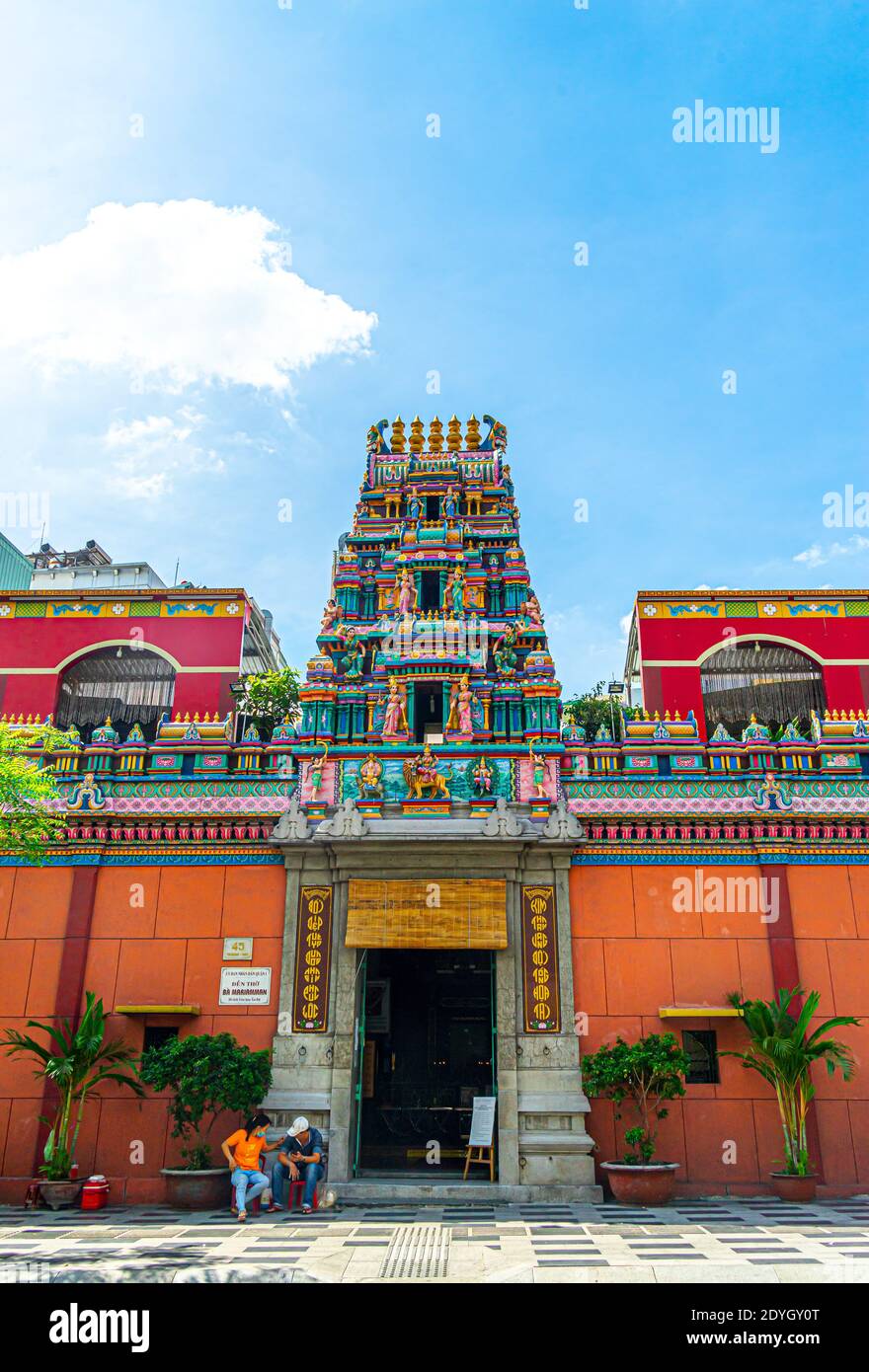 Ho Chi Minh city, Vietnam - 26 Dec 2020: Mariamman Hindu temple or "Chua Ba  Mariamman" in Ho Chi Minh city, Vietnam. The temple was built in the late  Stock Photo - Alamy