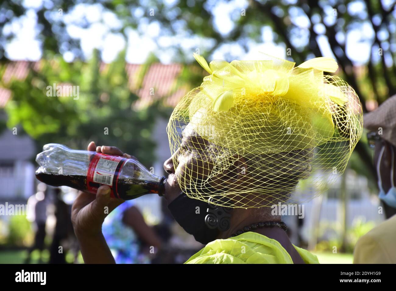 Christmas In Queens Park Barbados 2020 Stock Photo Alamy