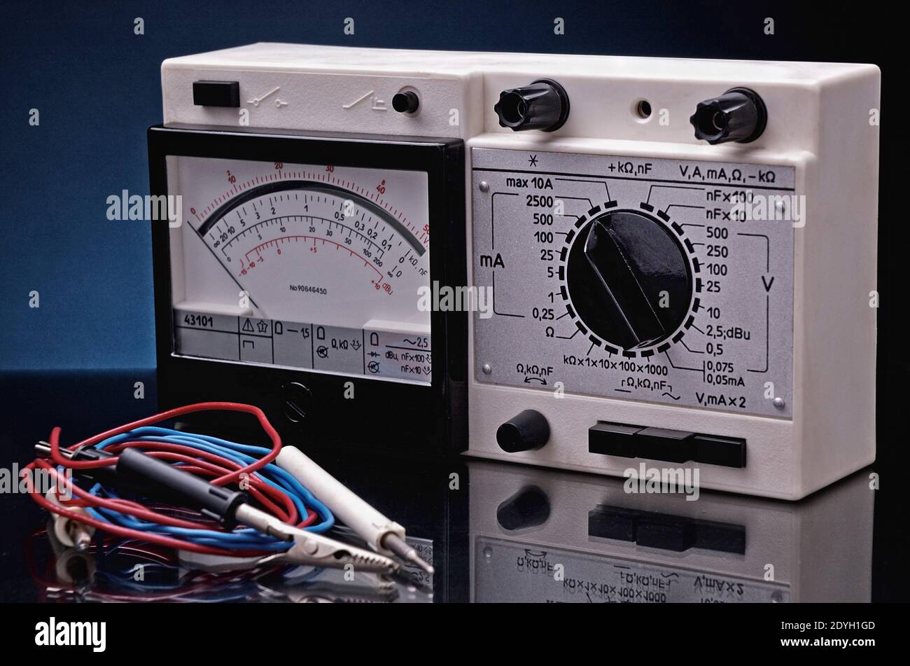 Electric current measuring instrument hires stock photography and