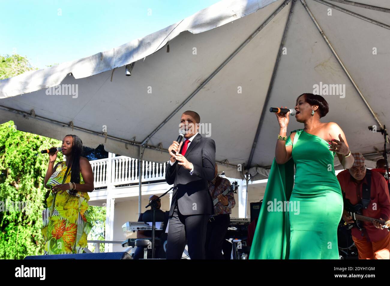 Christmas In Queens Park Barbados 2020 Stock Photo Alamy
