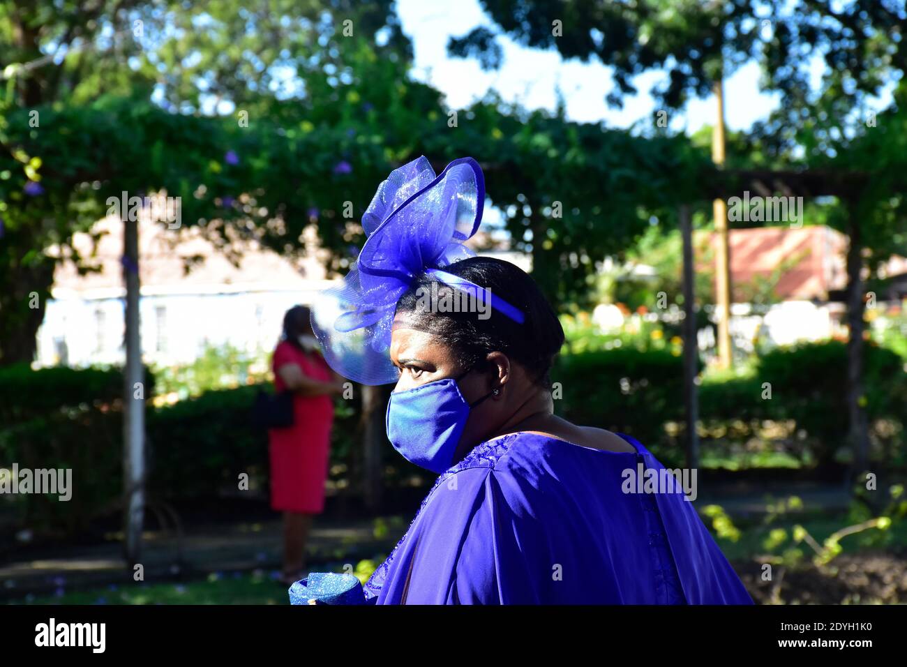 Christmas In Queens Park Barbados 2020 Stock Photo Alamy