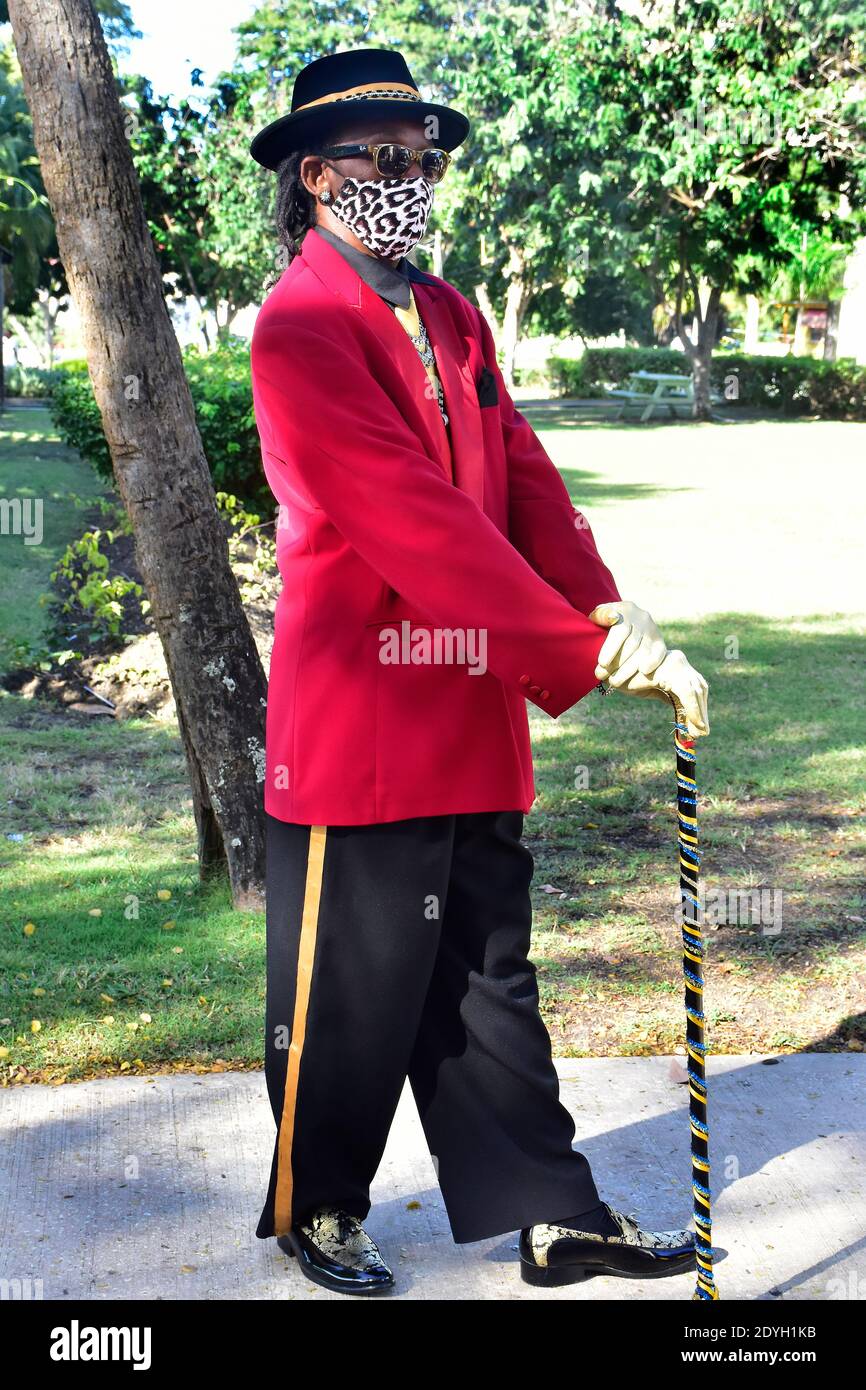 Christmas In Queens Park Barbados 2020 Stock Photo Alamy