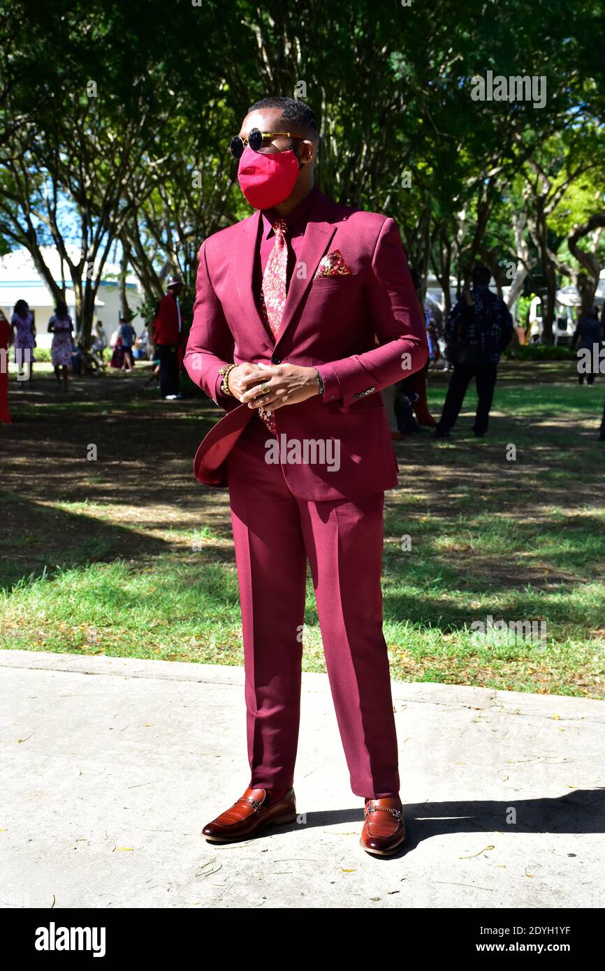 Christmas In Queens Park Barbados 2020 Stock Photo Alamy