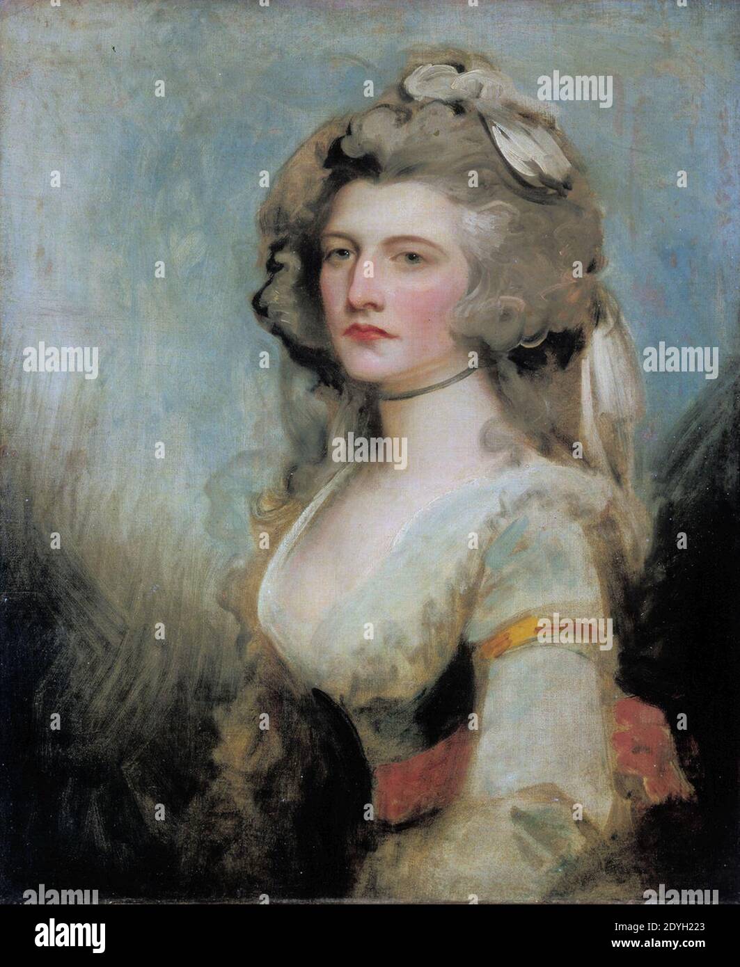 Lady Sarah Curran, by George Romney. Stock Photo