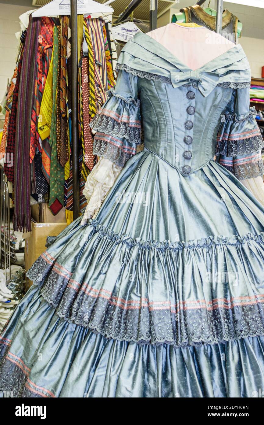 Alabama Montgomery Alabama Shakespeare Festival costume,Victorian dress, Stock Photo