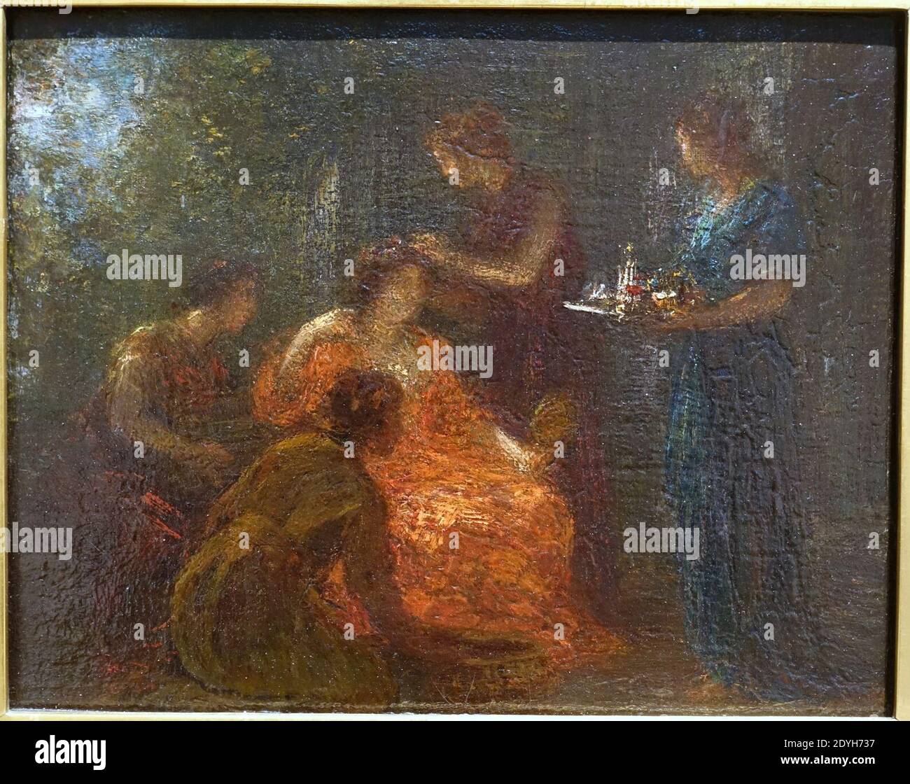 La Toilette de Venus, by Henri FantinLatour, 1891 Stock Photo Alamy