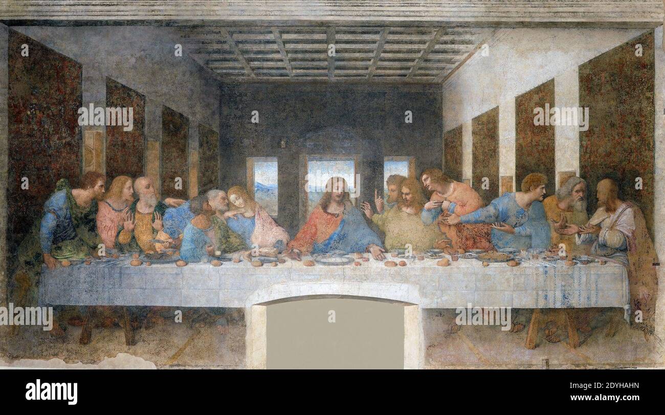 Last Supper by Leonardo da Vinci Stock Photo - Alamy