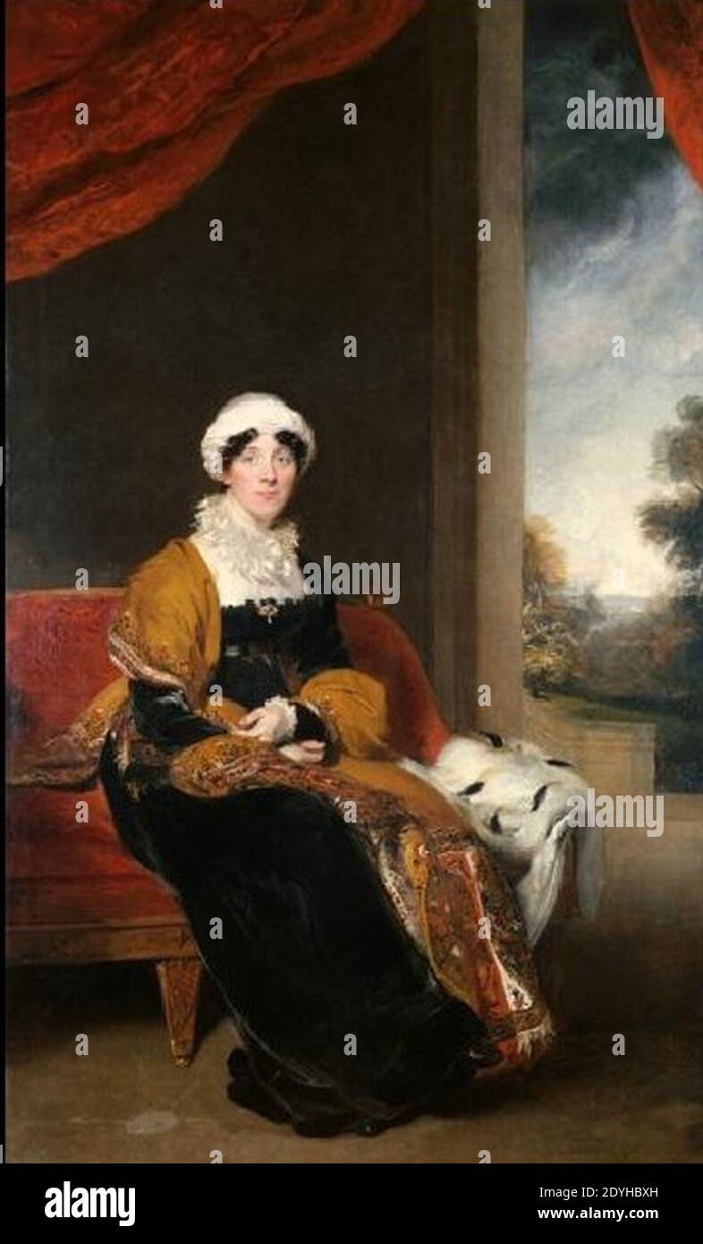 Lady Eleanor Wigram by Thomas Lawrence. Stock Photo