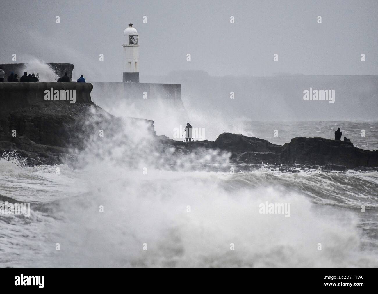high tide porthcawl high resolution stock photography and images alamy