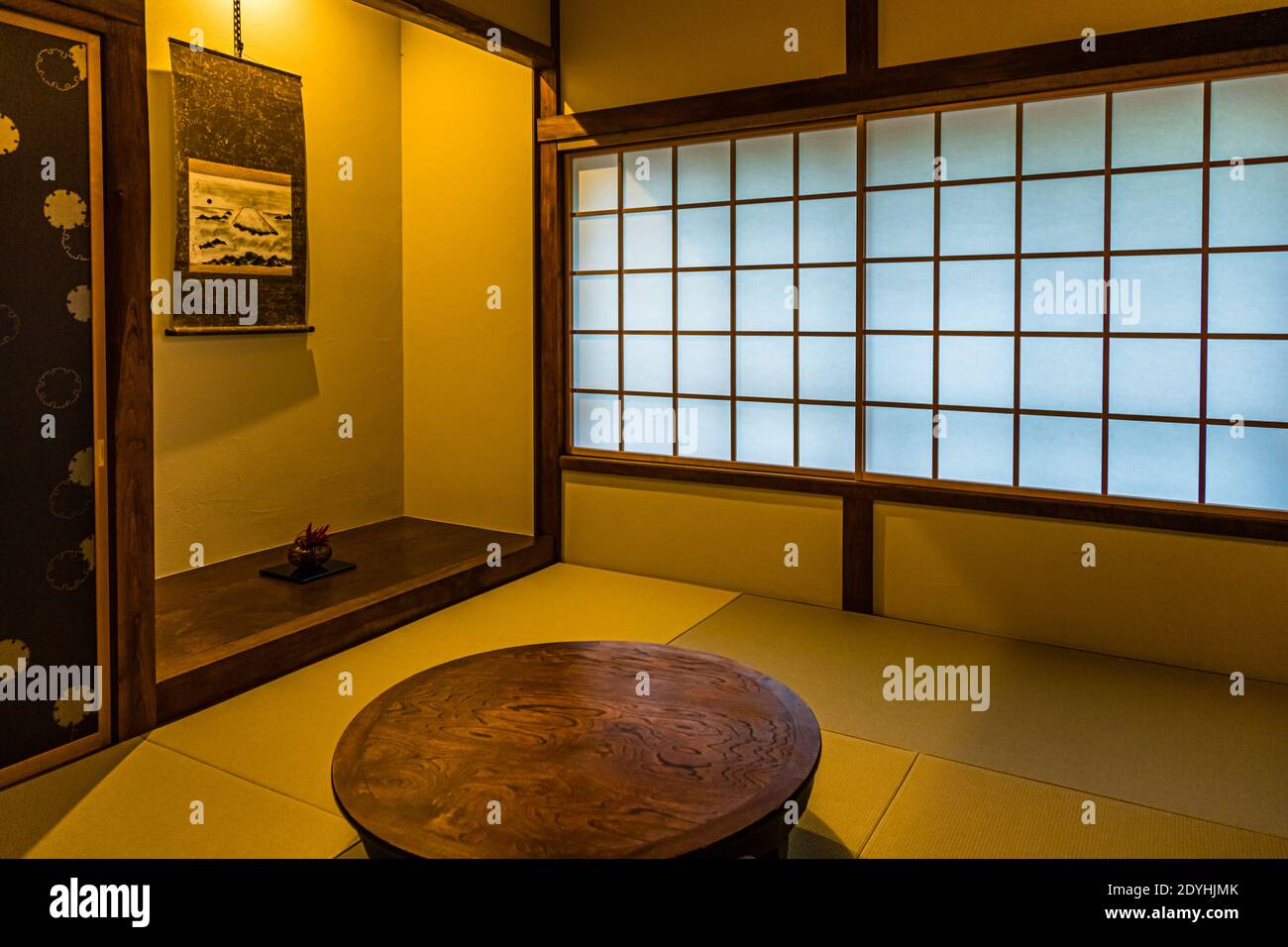 Japanese Architecture and Design in Fujinomiya, Japan Stock Photo
