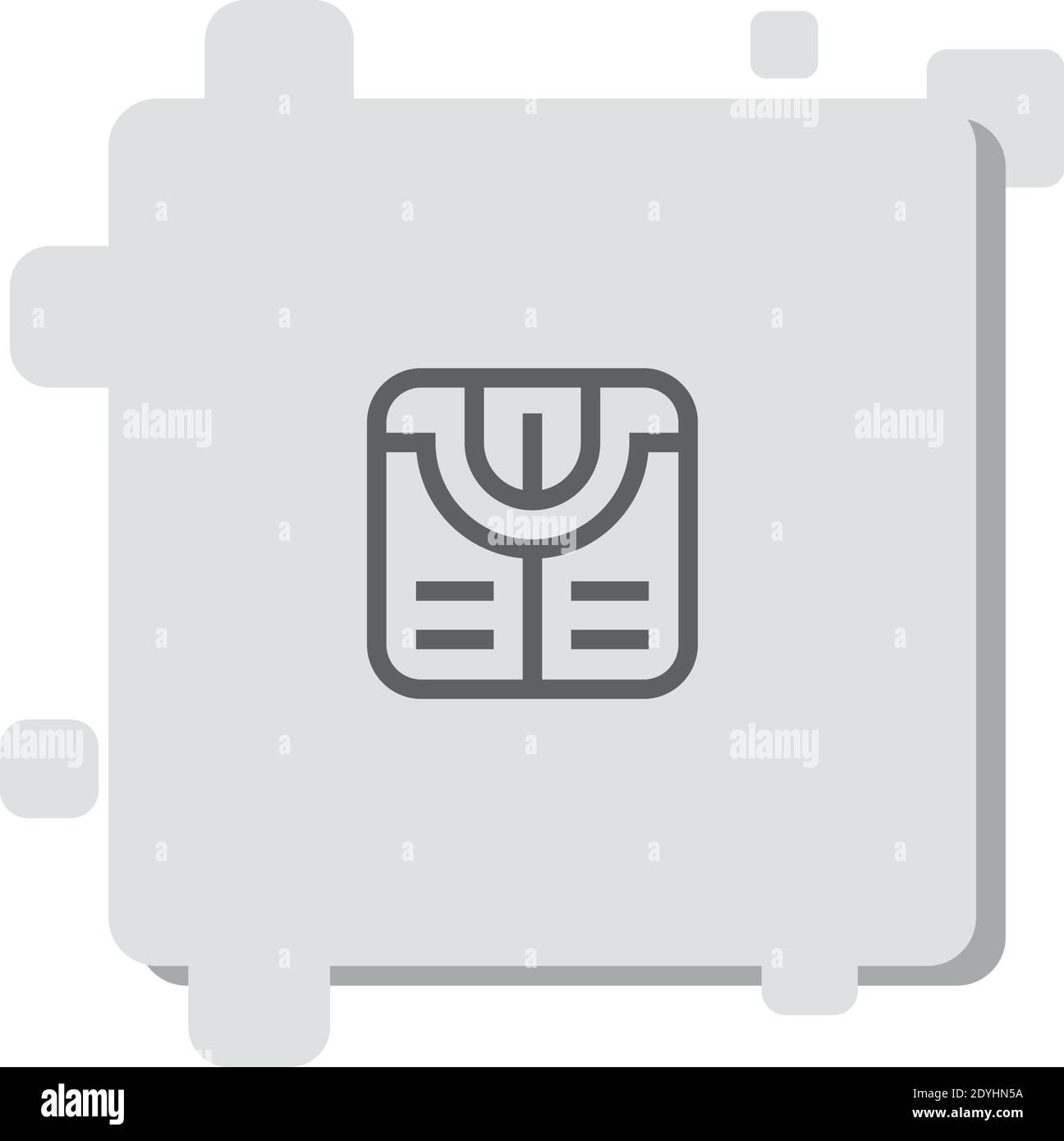weighing machine vector icon modern simple vector illustration Stock Vector
