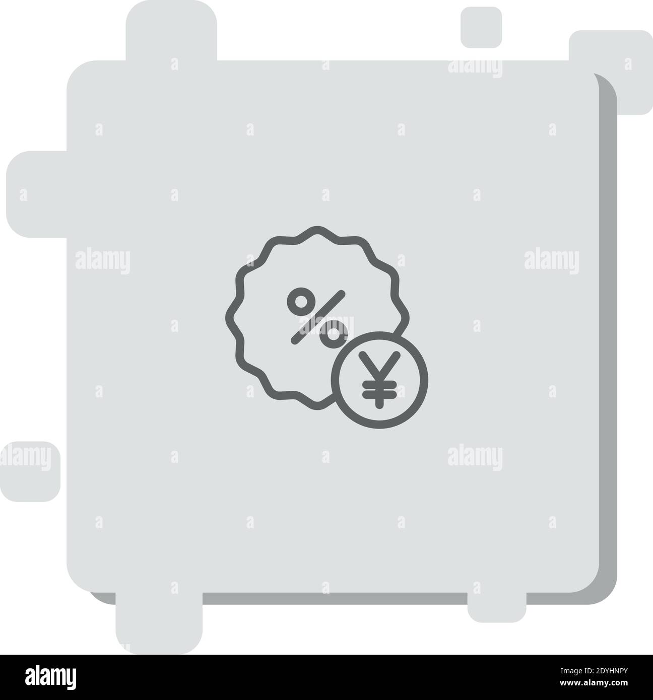 discount vector icon modern simple vector illustration Stock Vector ...