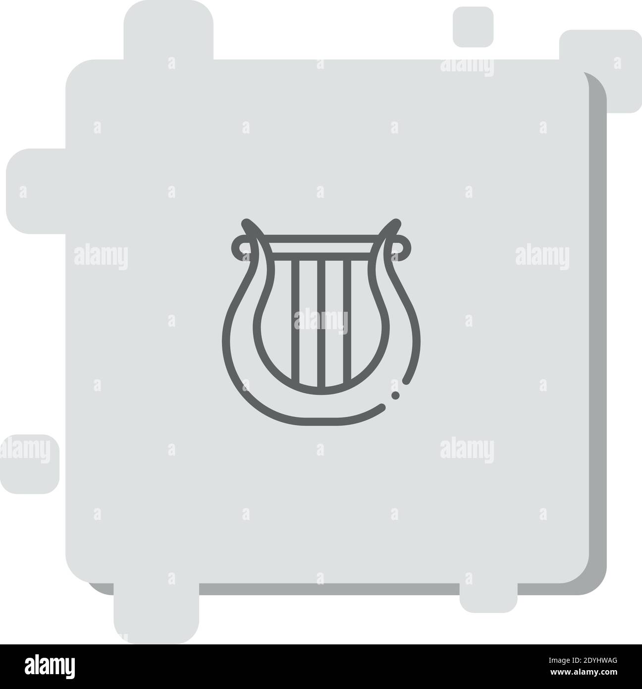 harp vector icon modern simple vector illustration Stock Vector Image ...