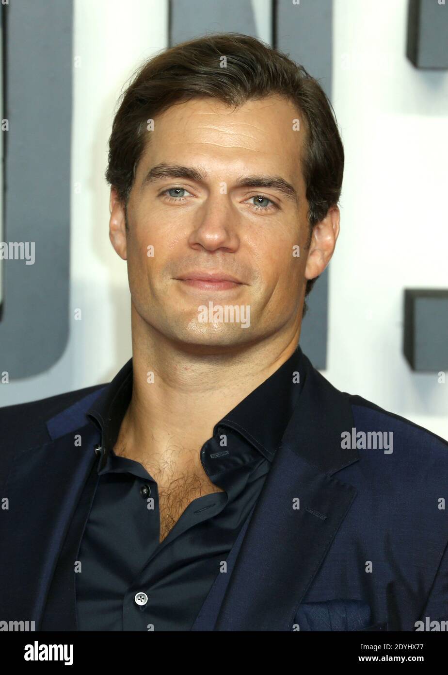 Henry Cavill attends the UK Premiere of 'Mission: Impossible - Fallout' at the BFI IMAX on July 13, 2018 in London, England. Stock Photo