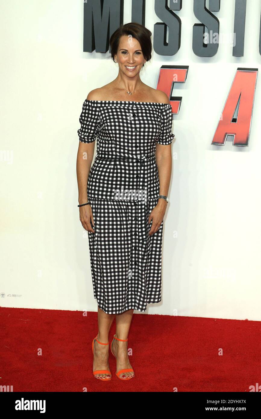 Andrea McLean attends the UK Premiere of 'Mission: Impossible - Fallout