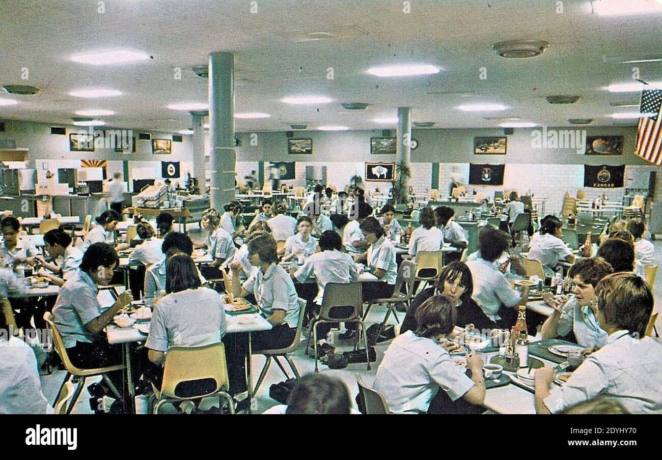 Lackland Air Force Base WAF Dining Hall 1970s Stock Photo Alamy