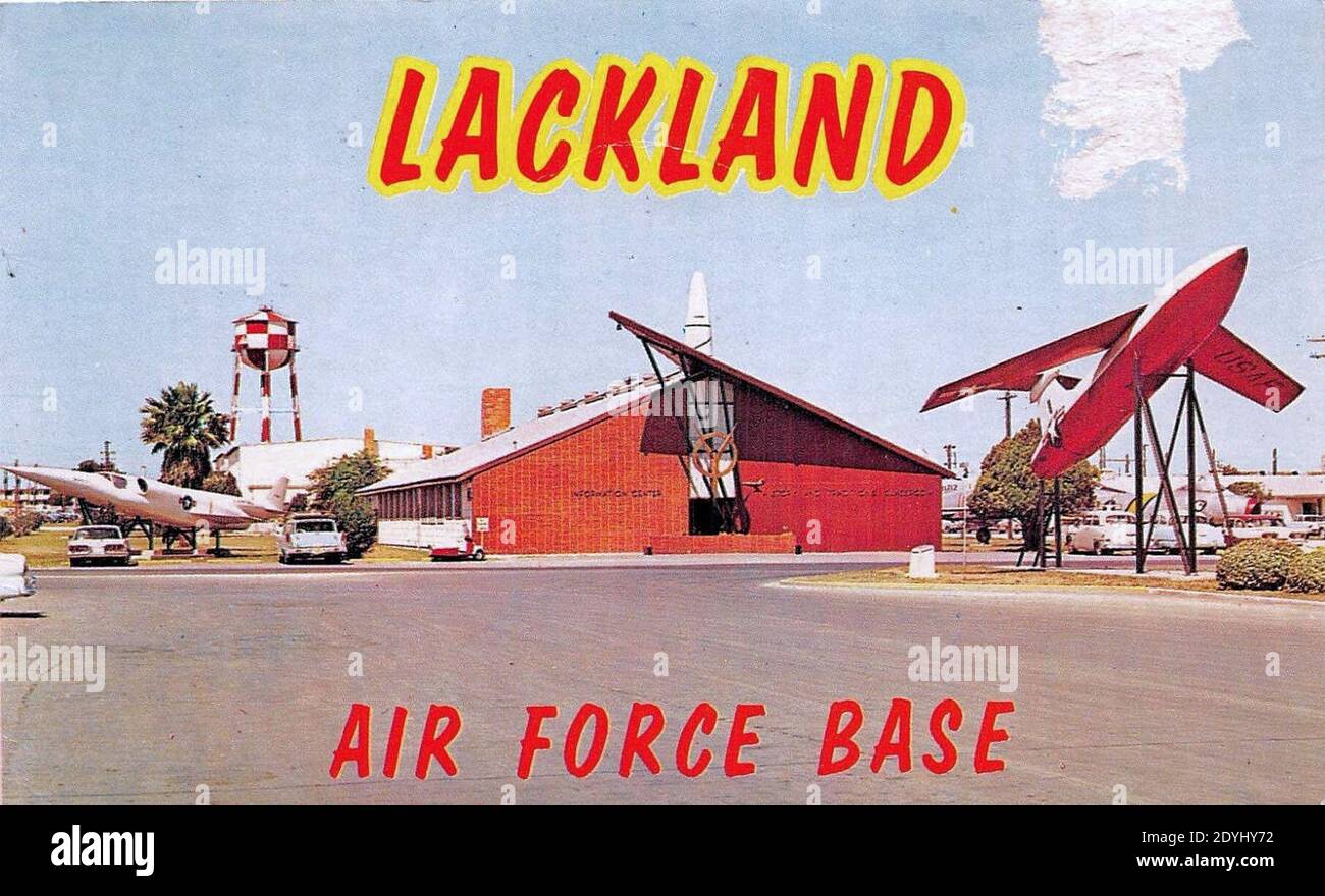 Lackland Air Force Base - Welcome and Missile Museum Stock Photo - Alamy