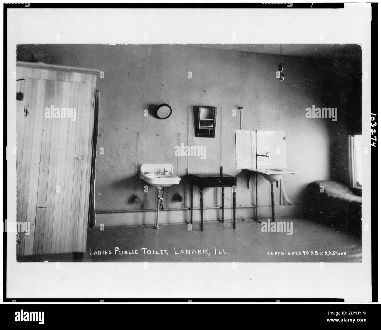 Ladies' public toilet, Lanark, Ill Stock Photo Alamy