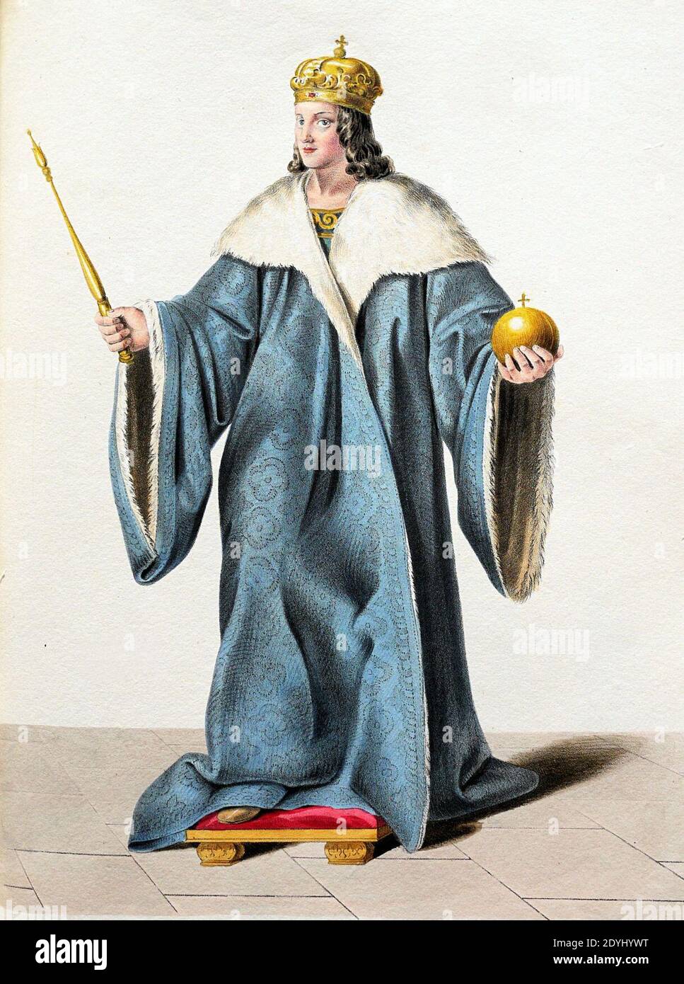 Ladislaus III Litho 2 Stock Photo Alamy