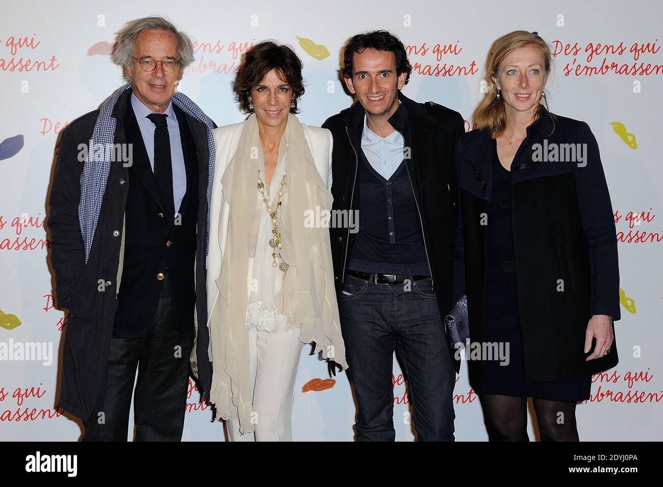 Olivier Orban and Christine Orban attending the premiere of 'Des Gens qui S'Embrassent' held at Gaumont Marignan in Paris, France on April 1, 2013. Photo by Nicolas Briquet/ABACAPRESS.COM Stock Photo