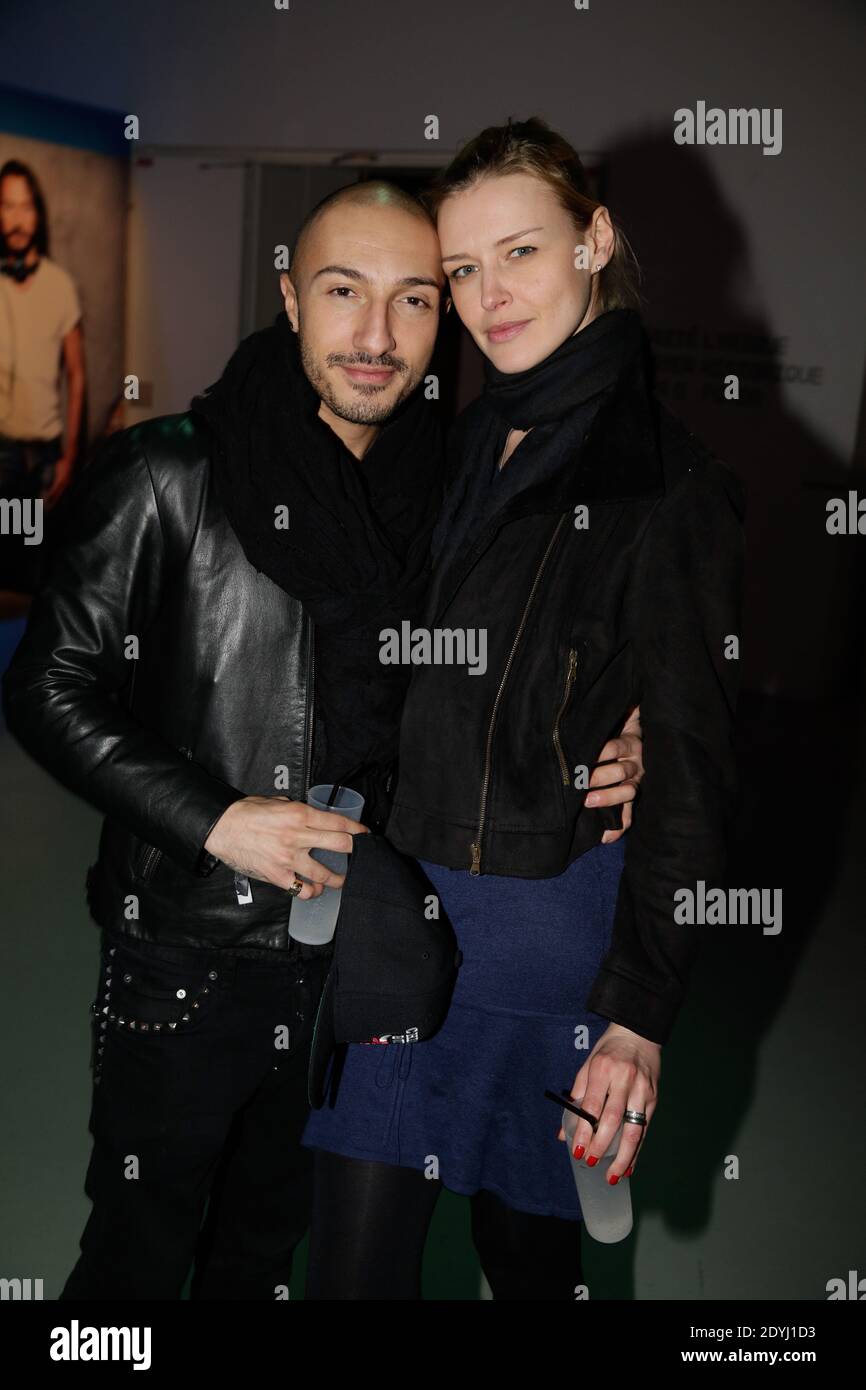 Sevan Malakian and his girlfriend attending the presentation of Bob  Sinclars new album Paris by night held at La Gaite Lyrique in Paris,  France on April 02, 2013. Photo by Jerome DomineABACAPRESS.COM