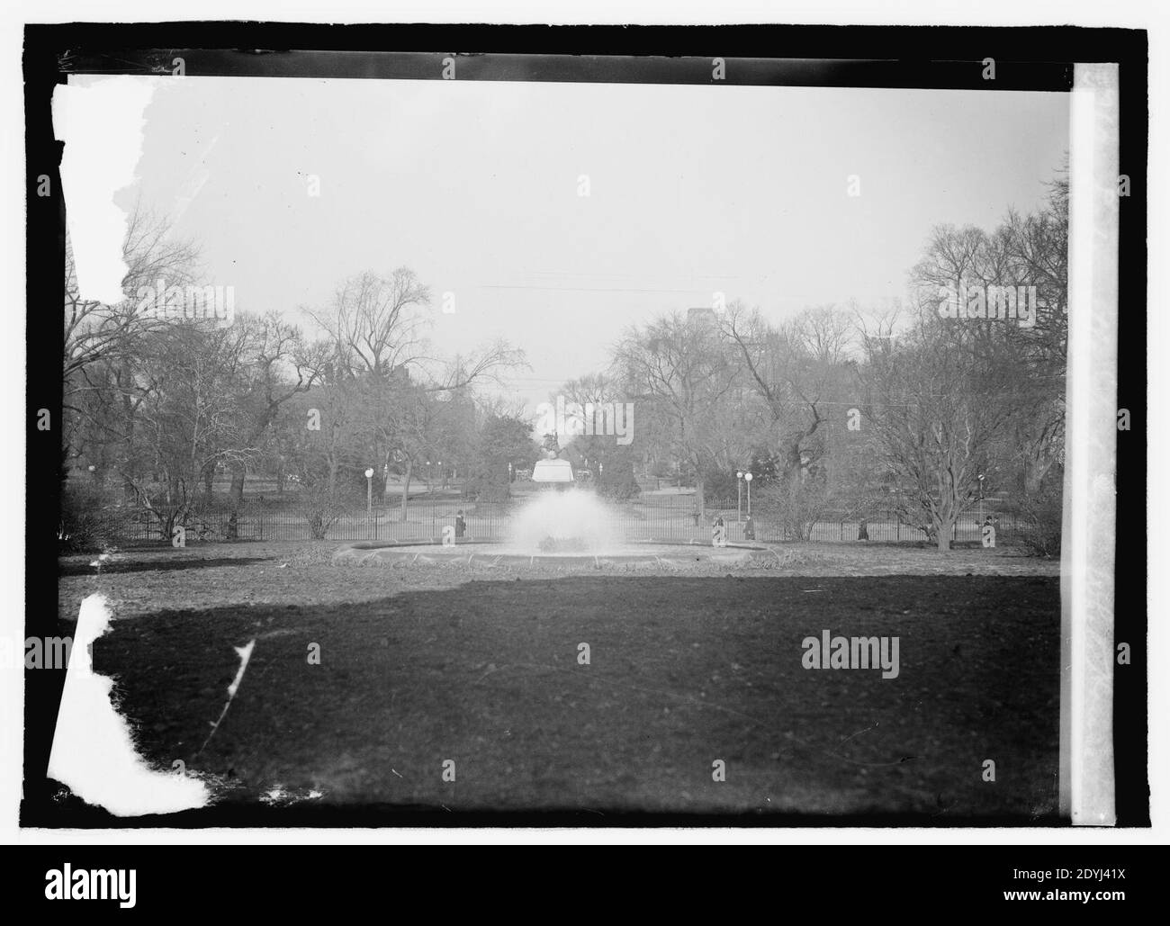 Lafayette Park from White House Stock Photo - Alamy