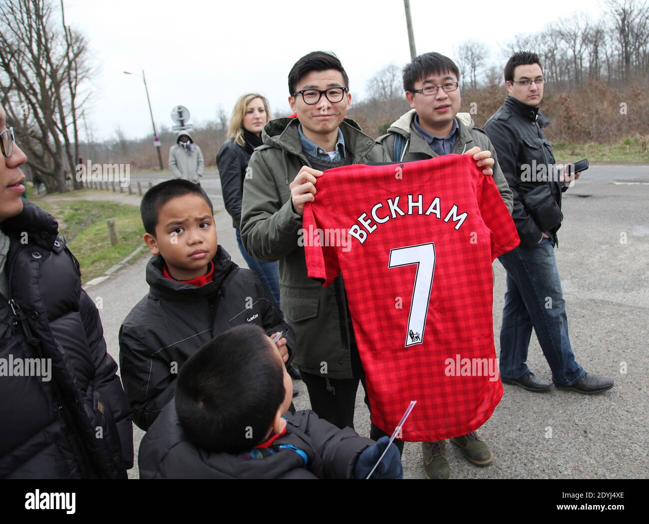Atmosphere at PSG Camps des Loges at Saint-Germain-En Laye France on April 08, 2013. Photo by Marco Vitchi/ABACAPRESS.COM Stock Photo