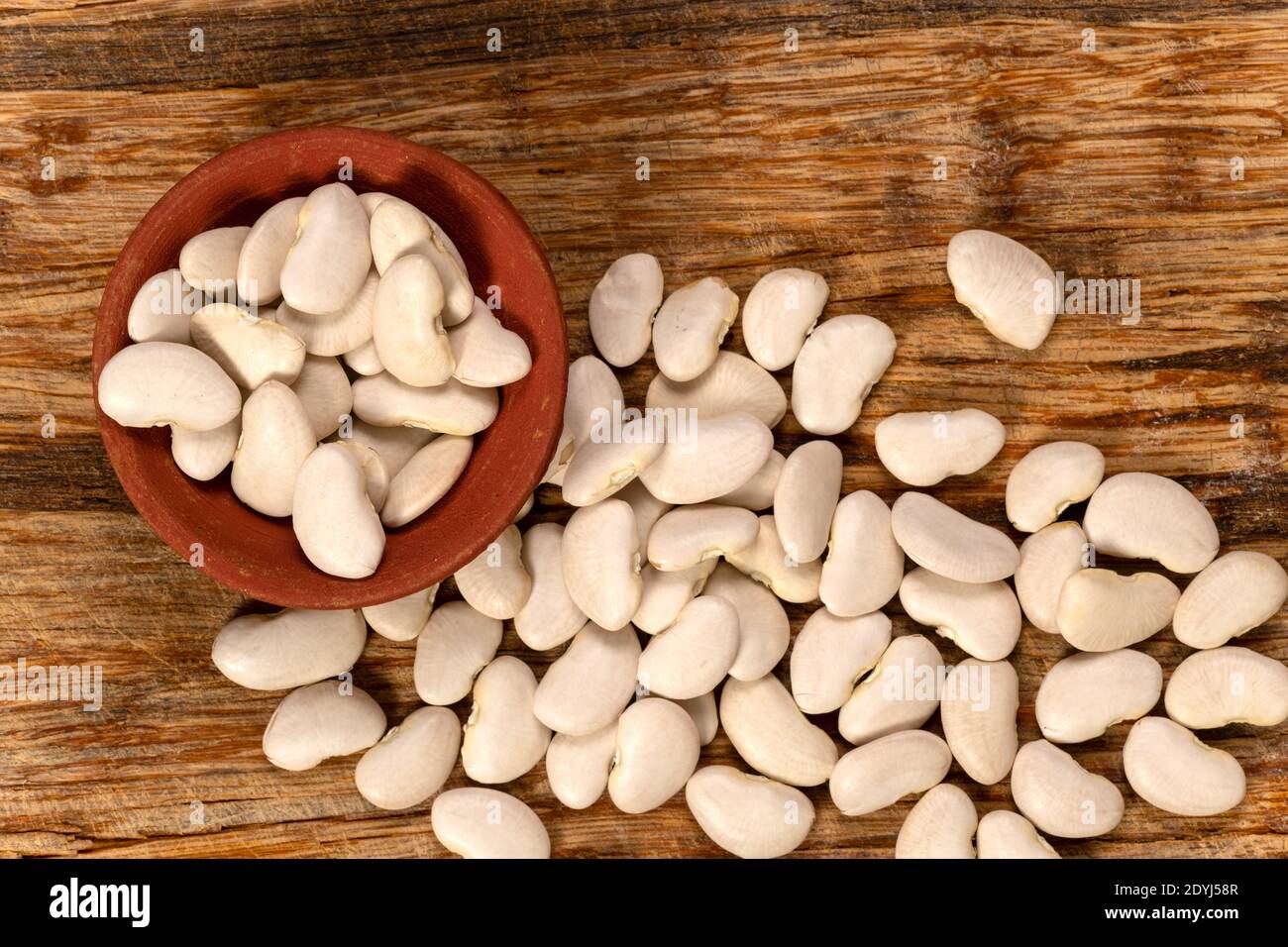 Large lima beans background and texture. Top view Stock Photo Alamy