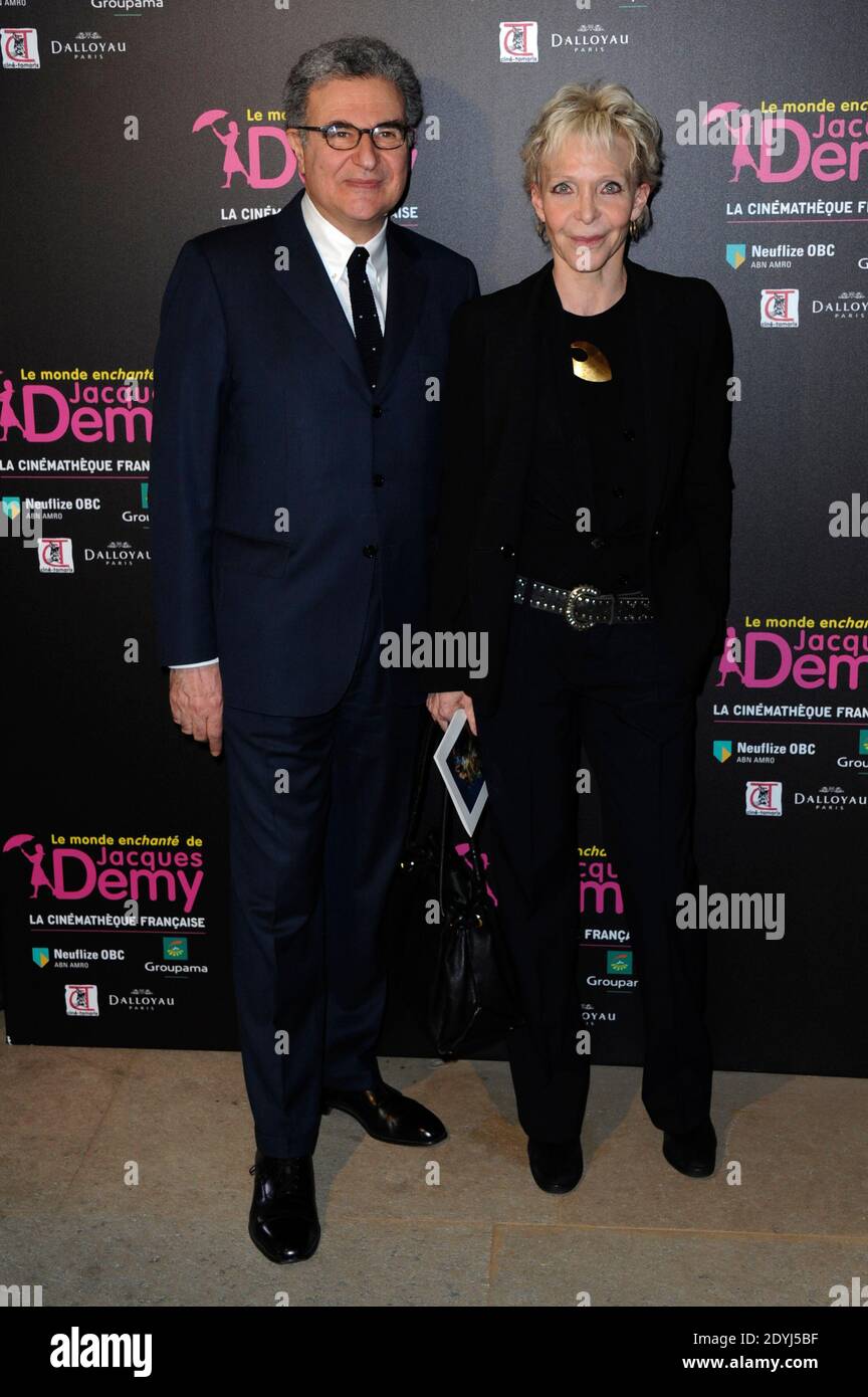Serge Tubiana and Tonie Marshall attending the 'Le Monde Enchante de Jacques Demy' exhibition opening at the french Cinematheque in Paris, France on April 08, 2013. Photo by Aurore Marechal/ABACAPRESS.COM Stock Photo