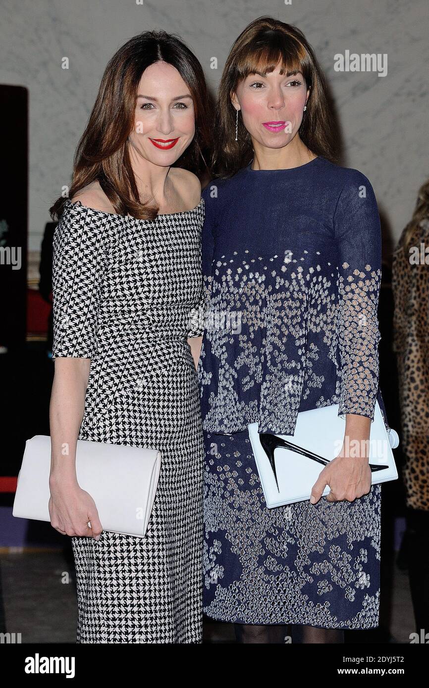 Elsa Zylberstein and Mathilde Agostinelli attending the gala dinner of