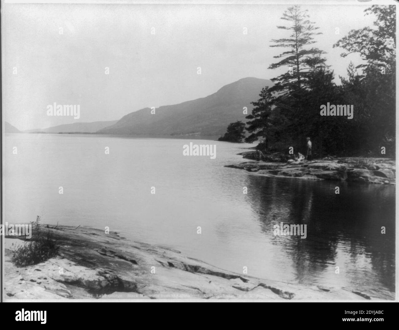 Lake Black Mountain from the southwest Stock Photo Alamy