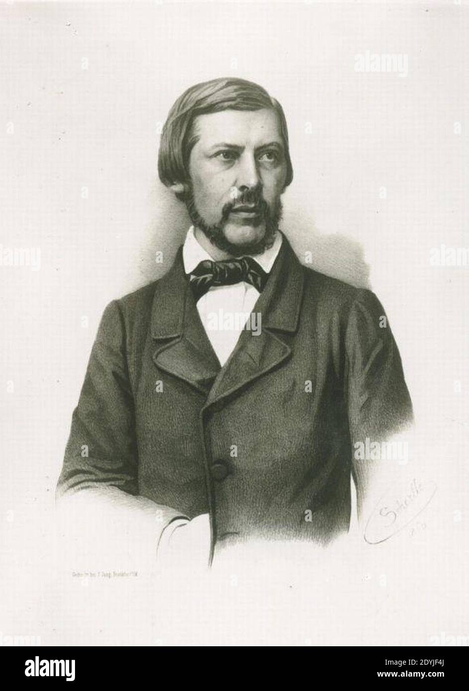 Lamey, August (1816-1896). Stock Photo