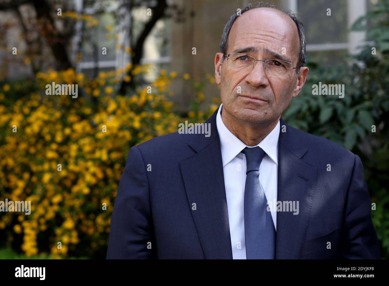 Journalist of France 2, Elise Lucet interviews Former budget minister ...