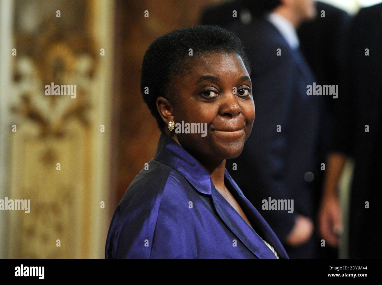 Newly appointed Italian Minister for Integration Cecile Kyenge, first ...