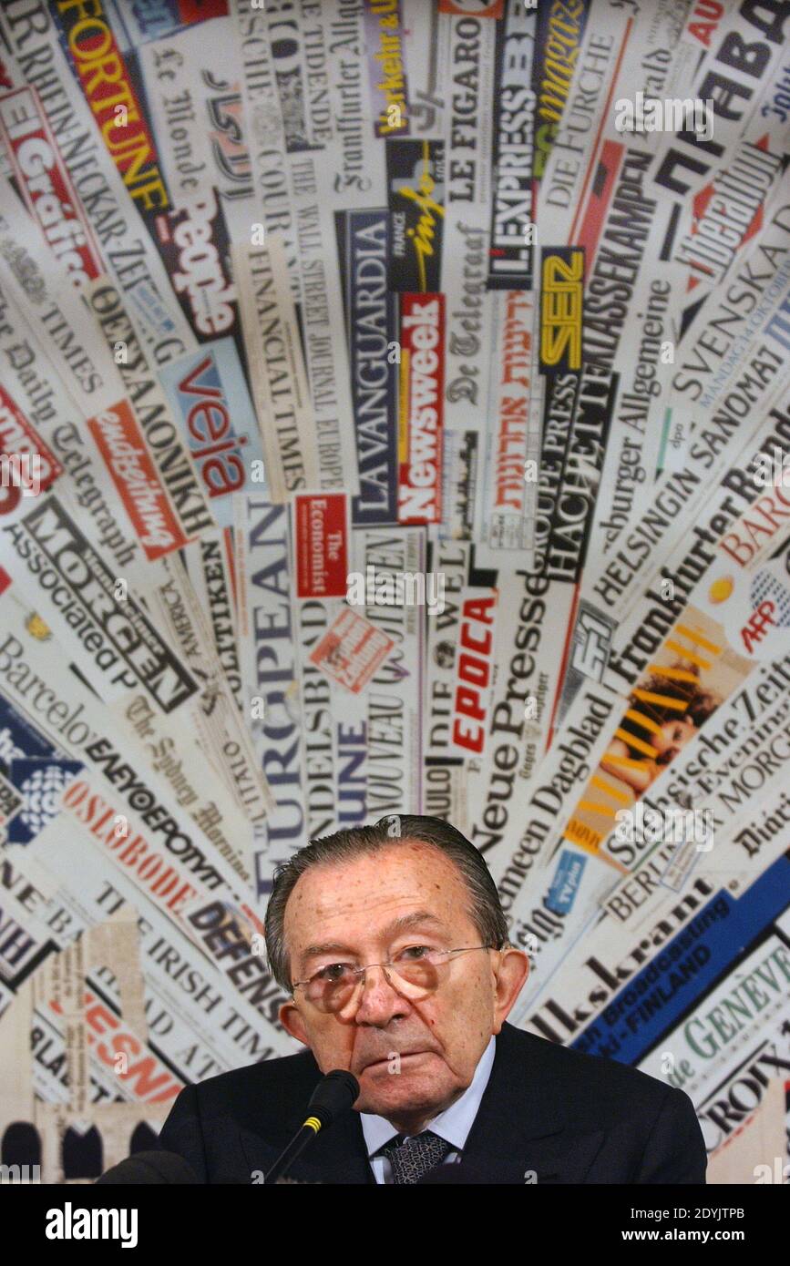 File photo of a press conference of former seven time PM Giulio ...