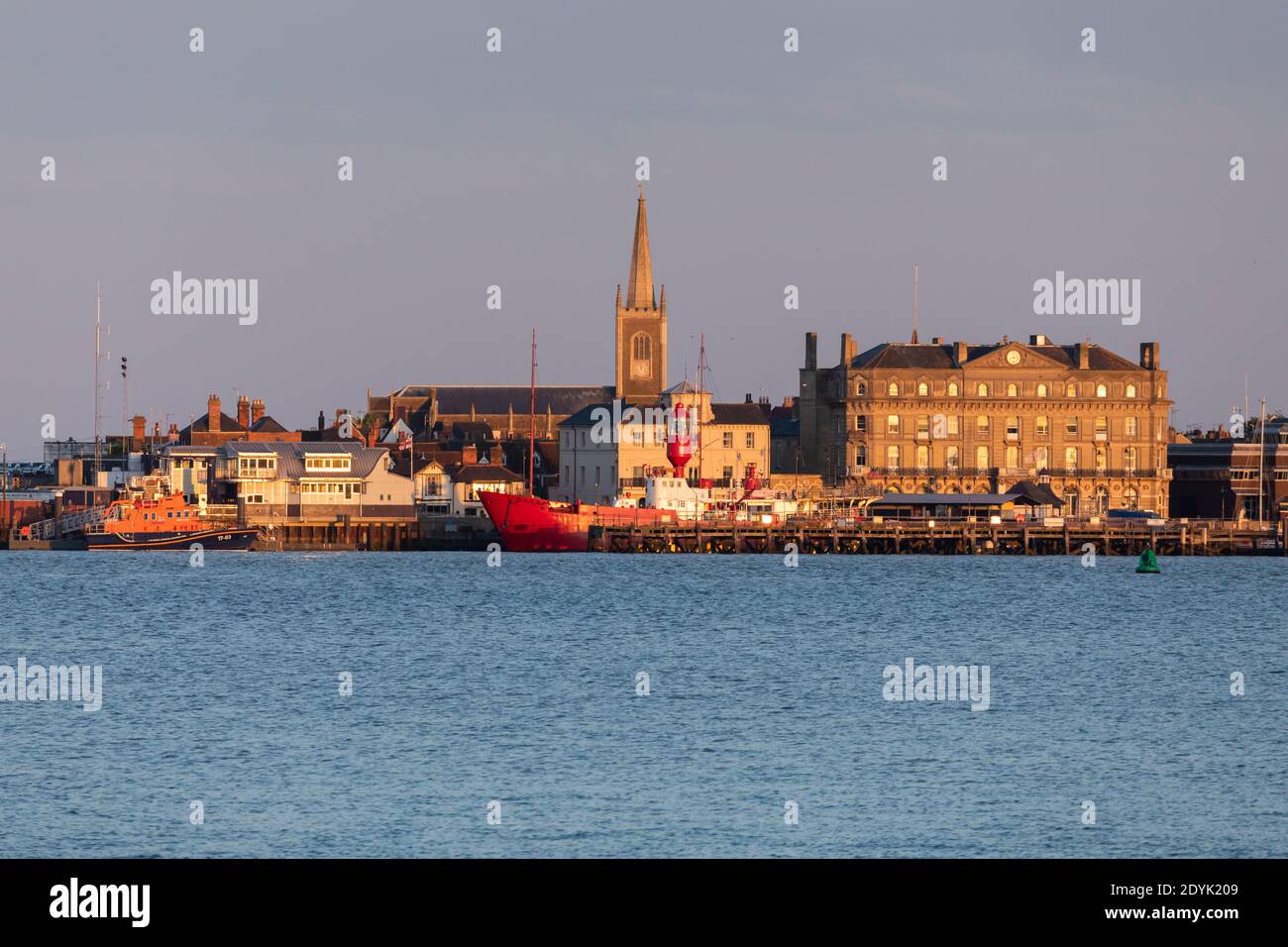 Harwich waterfront, Essex, UK Stock Photo