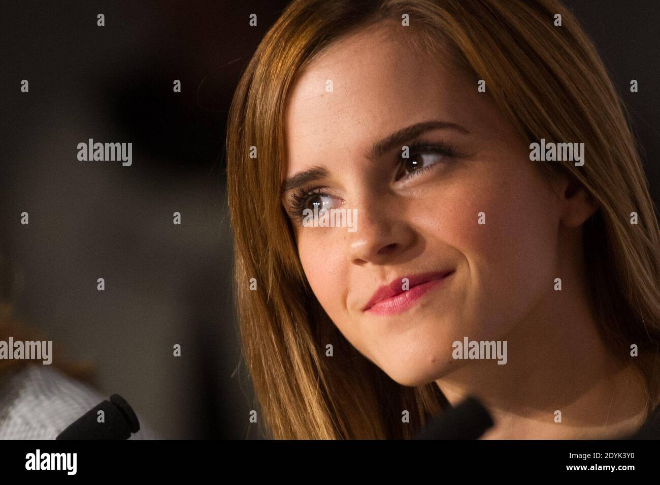 Emma Watson attends the 'Bling Ring' press conference during the 66th Annual Cannes Film Festival at the Palais des Festivals in Cannes, France on may 16th 2013. Photos by Florent Dupuy/POOL/ABACAPRESS.COM Stock Photo