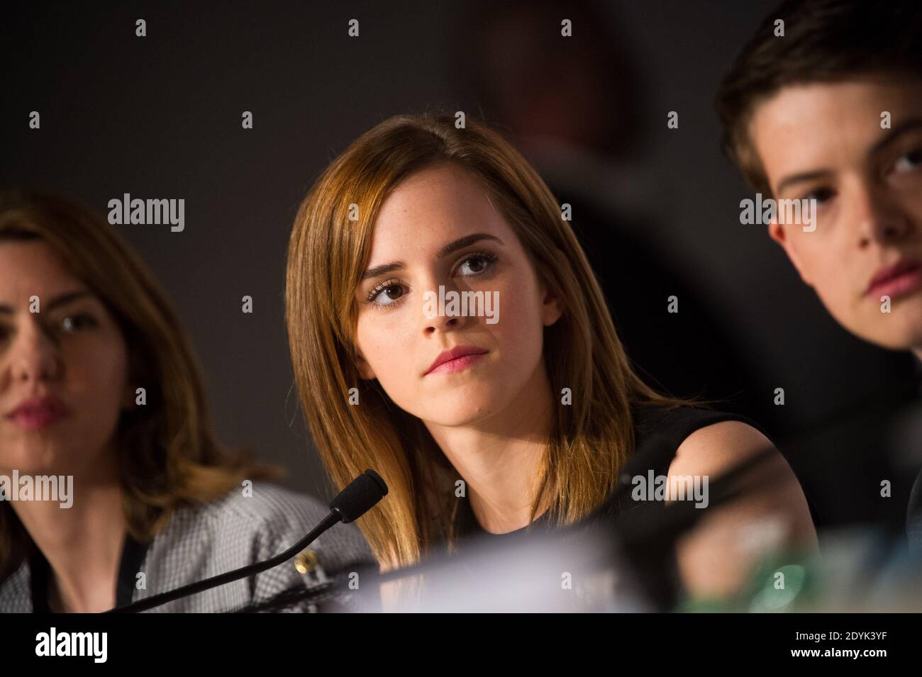 Emma Watson attends the 'Bling Ring' press conference during the 66th Annual Cannes Film Festival at the Palais des Festivals in Cannes, France on may 16th 2013. Photos by Florent Dupuy/POOL/ABACAPRESS.COM Stock Photo